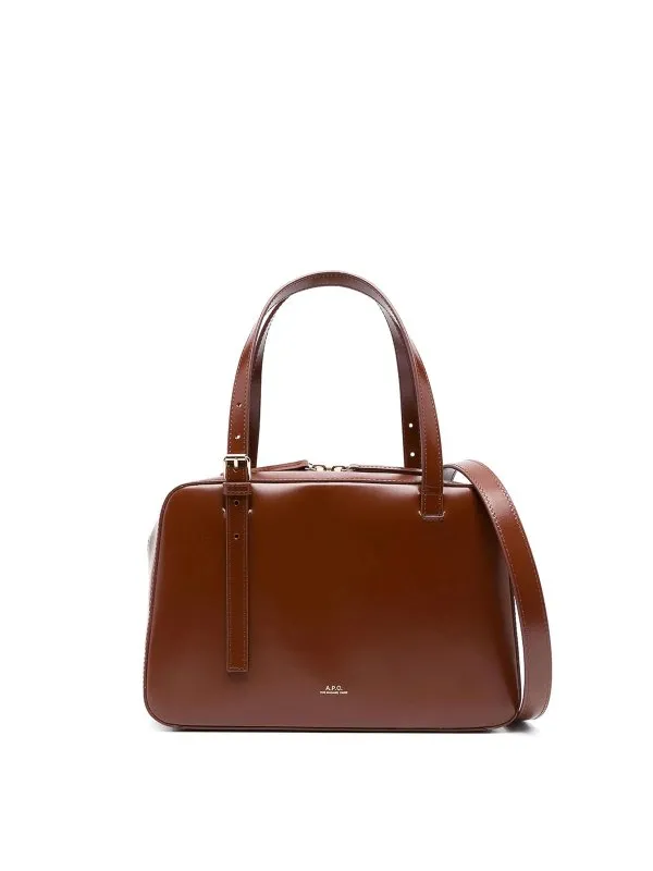 A.P.C. Sac Bandoulière - Marron - Marron - Femme | PXBRUF67017CAD