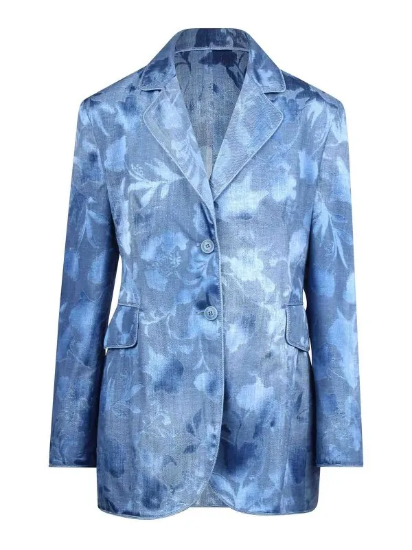 Ermanno Scervino Blazer - Bleu - Bleu - Femme | D466I726YSHS4217