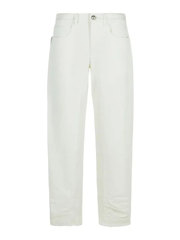 Jil Sander Jean Bootcut - Blanc - Blanc | J04KA0115J46463102