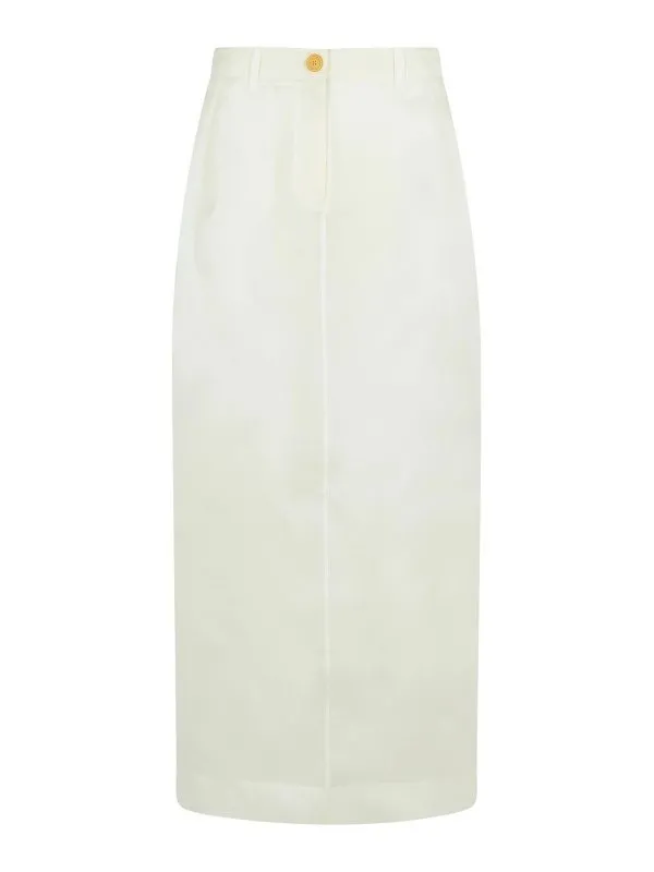 Khaite Jupe Midi - Blanc - Blanc - Femme | 41493002W3002168