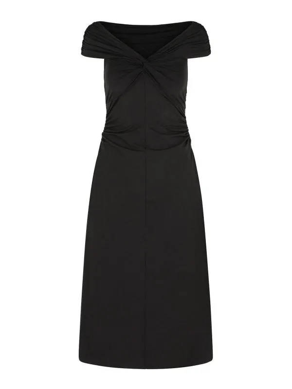Michael Kors Robe Au Genou - Noir - Noir - Femme | MT5831DH69001