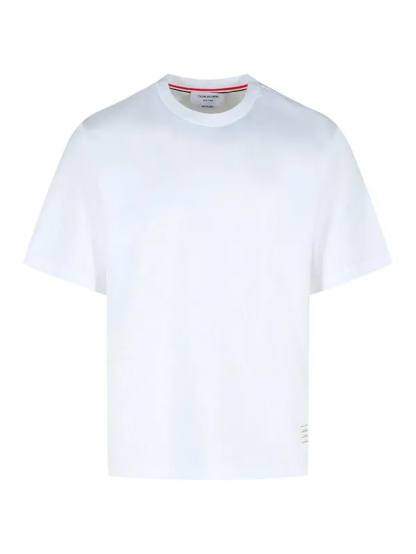 Thom Browne T-Shirt - Blanc - Blanc - Homme | MJS288A00042100