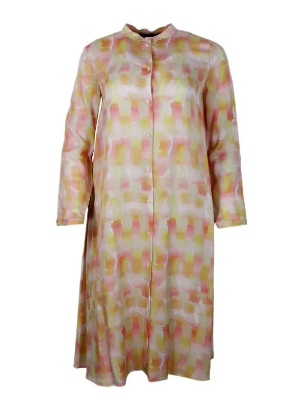 Armani Exchange Robe Au Genou - Multicolore | XW001188AF12743F4018