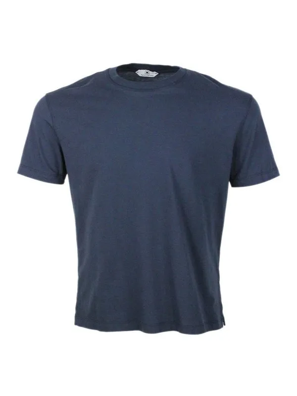 Kired T-Shirt - Bleu - Bleu - Homme | KISSMW8123031 | thebs.com