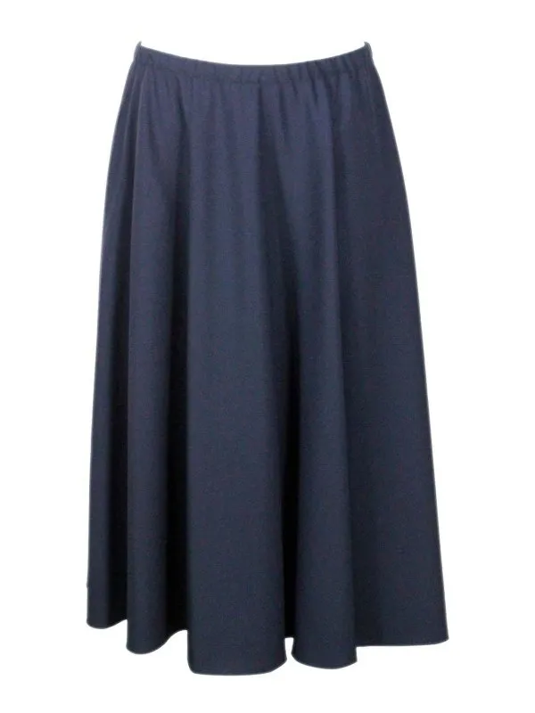 Malo Jupe Midi - Bleu - Bleu - Femme | DRO043TCU81E11