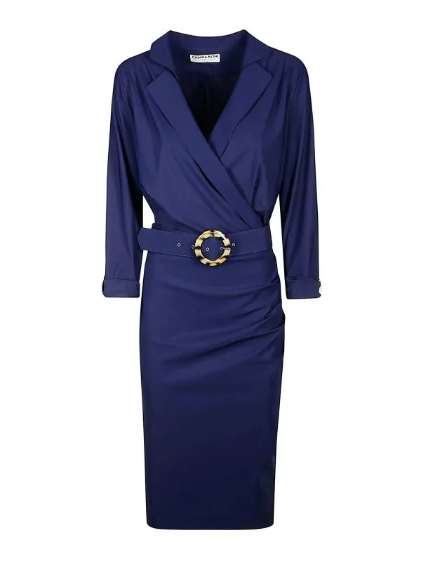 Chiara Boni La Petite Robe Robe Au Genou - Bleu | ABCMINAOLLBSBLUE