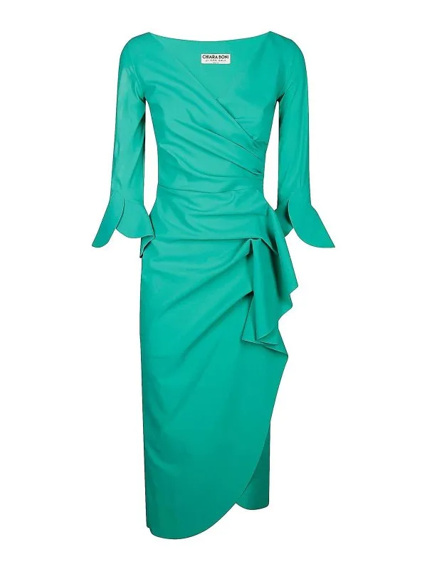 Chiara Boni La Petite Robe Robe Au Genou - Vert | ABCTRIWANBSEMERAUDE