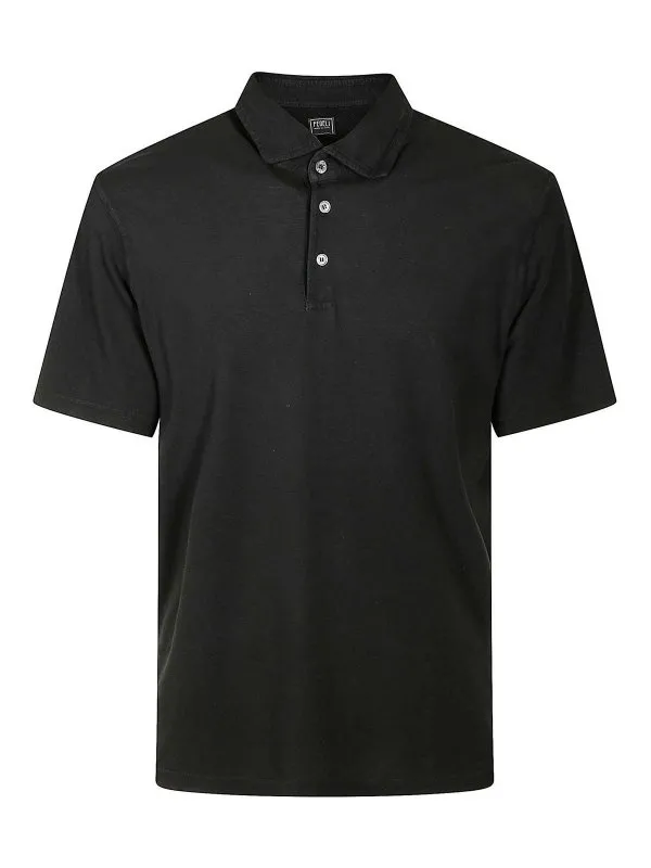 Fedeli Polo - Noir - Noir - Homme | 8UEF013036 | thebs.com