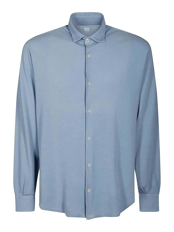 Fedeli Chemise - Bleu - Bleu - Homme | 8UEF013112 | thebs.com