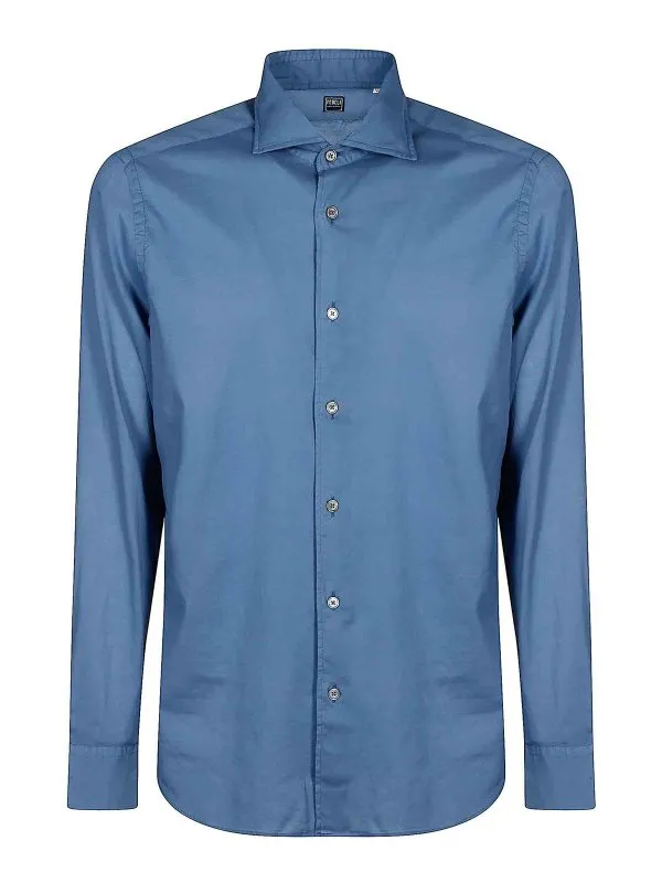 Fedeli Chemise - Bleu - Bleu - Homme | 8UED050785 | thebs.com