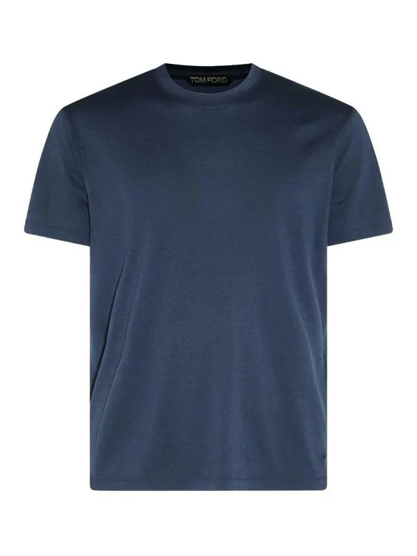 Tom Ford T-Shirt - Bleu Clair - Bleu Clair | JCS004JMT012HB416