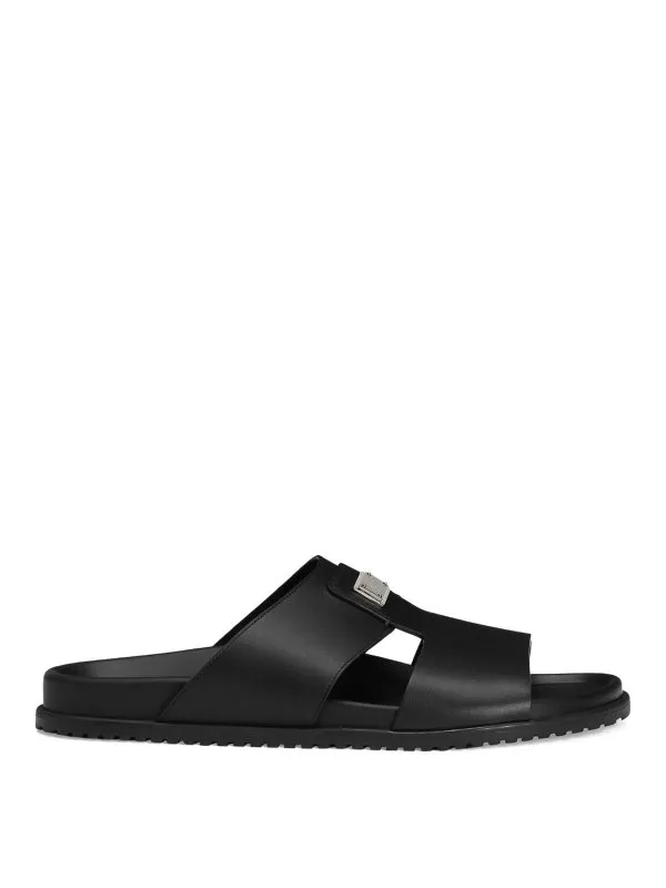 Dolce & Gabbana Sandales - Noir - Noir - Homme | A80506A9Q6780999