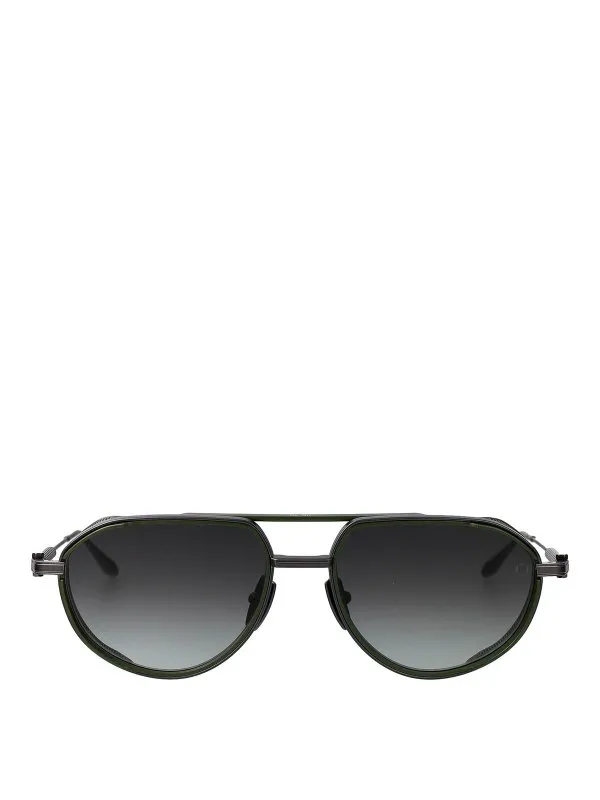 Akoni Lunettes De Soleil - Vert - Vert - Femme | AKS511A54BLKGRN