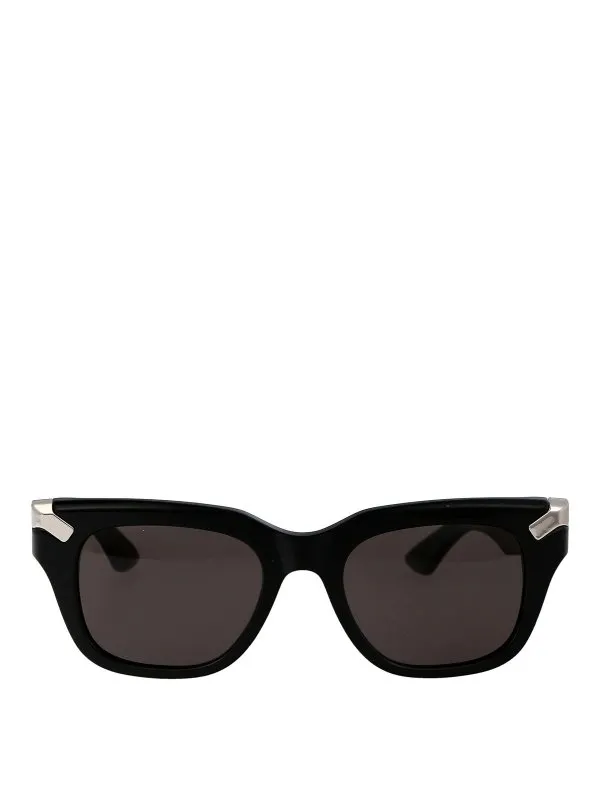 Alexander Mcqueen Lunettes De Soleil - Noir - Noir | AM0439S001