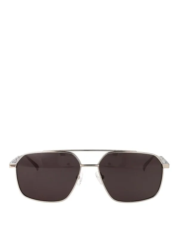 Alexander Mcqueen Lunettes De Soleil - Argent - Homme | AM0477S001