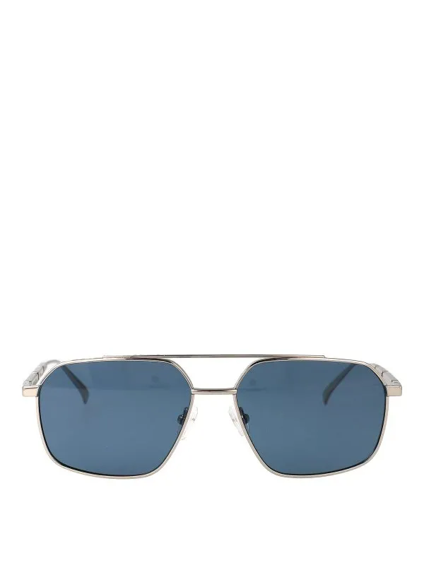 Alexander Mcqueen Lunettes De Soleil - Argent - Homme | AM0477S004