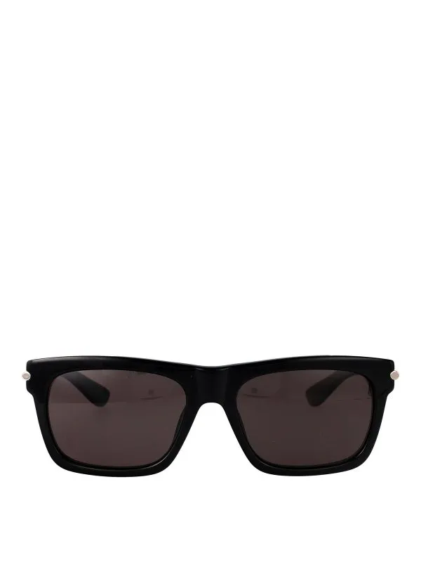 Alexander Mcqueen Lunettes De Soleil - Noir - Noir | AM0495S001