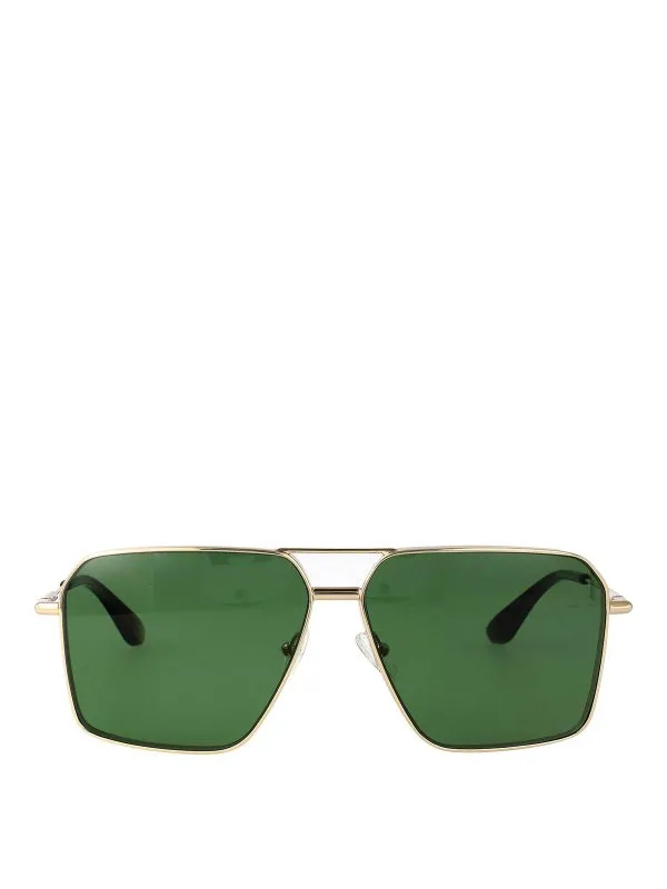 Alexander Mcqueen Lunettes De Soleil - Vert - Vert | AM0500S003