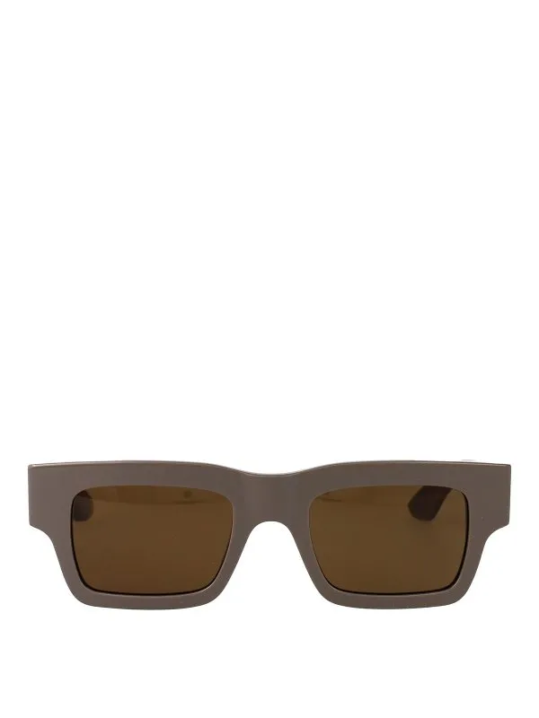 Alexander Mcqueen Lunettes De Soleil - Gris - Gris | AM0508S003