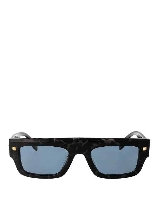 Alexander Mcqueen Lunettes De Soleil - Marron - Marron | AM0427S003