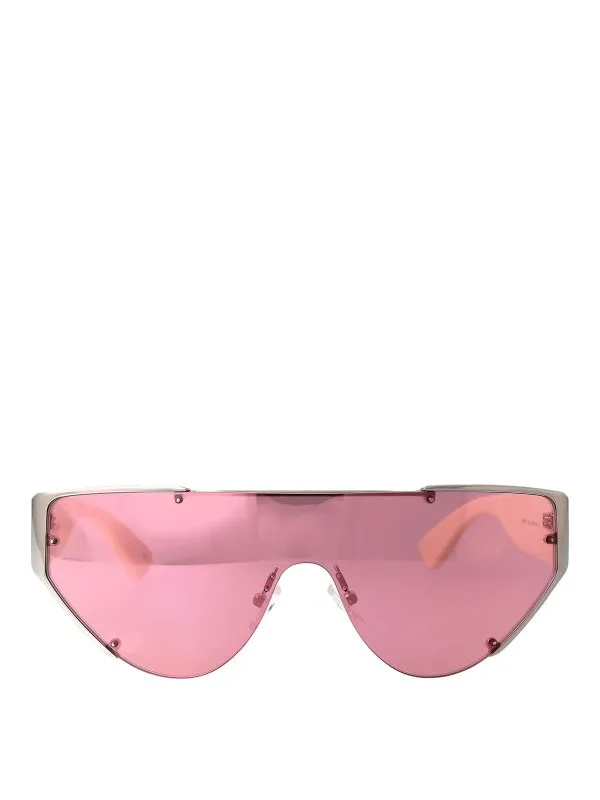Alexander Mcqueen Lunettes De Soleil - Argent - Femme | AM0447S004
