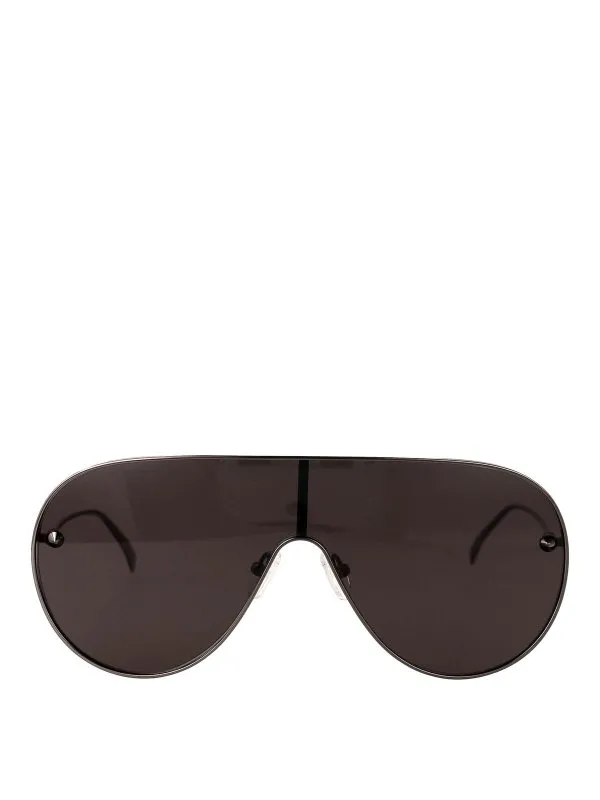 Alexander Mcqueen Lunettes De Soleil - Argent - Femme | AM0481S001