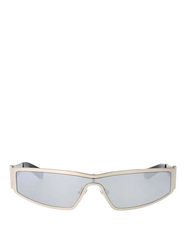 Alexander Mcqueen Lunettes De Soleil - Argent - Femme | AM0491S002
