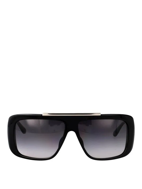 Alexander Mcqueen Lunettes De Soleil - Noir - Noir | AM0492S001
