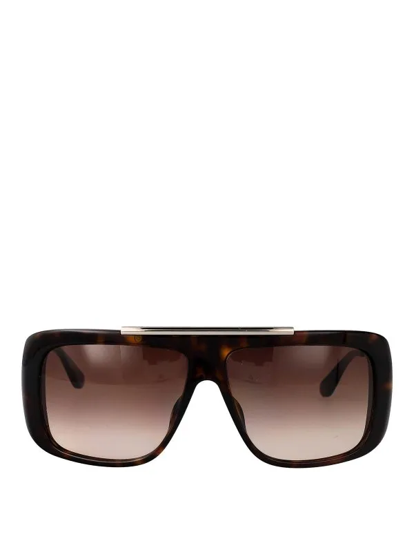 Alexander Mcqueen Lunettes De Soleil - Marron - Marron | AM0492S003