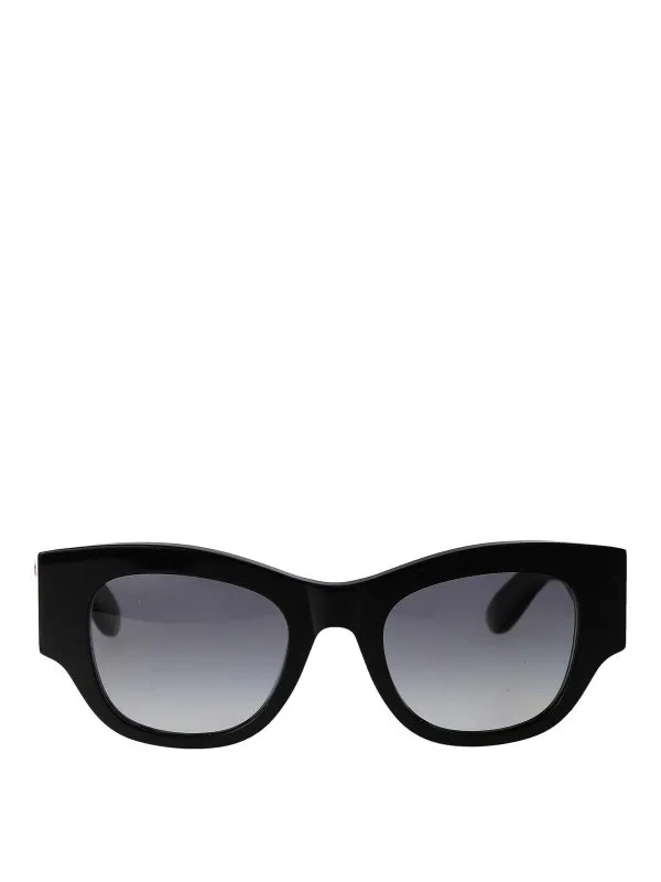 Alexander Mcqueen Lunettes De Soleil - Noir - Noir | AM0420S001