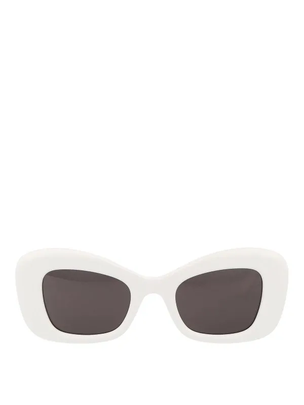 Alexander Mcqueen Lunettes De Soleil - Blanc - Blanc | AM0434S005