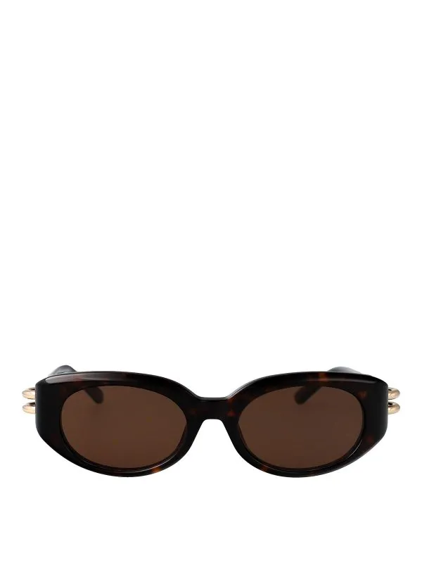 Alexander Mcqueen Lunettes De Soleil - Marron - Marron | AM0469S002