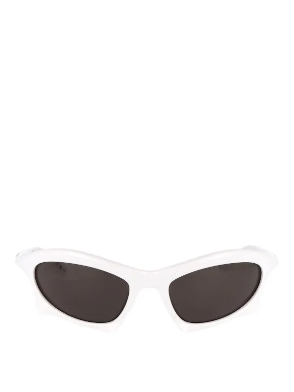 Balenciaga Lunettes De Soleil - Blanc - Blanc - Homme | BB0229S004