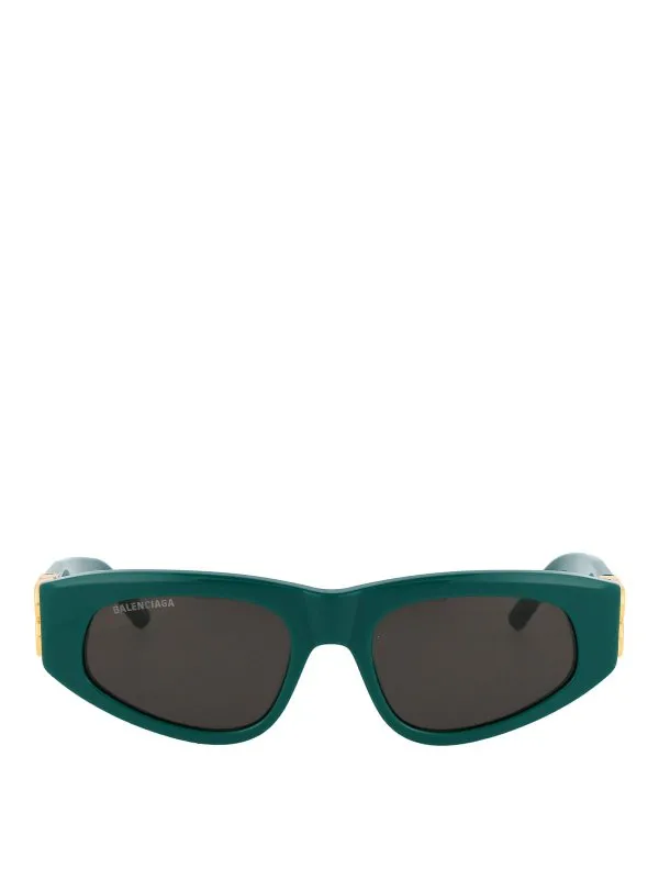 Balenciaga Lunettes De Soleil - Vert - Vert - Femme | BB0095S005