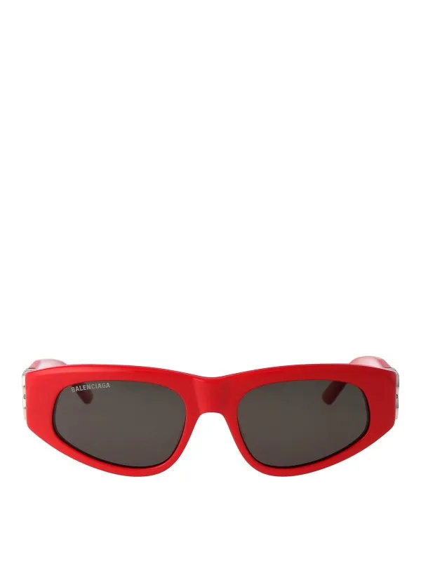 Balenciaga Lunettes De Soleil - Rouge - Rouge - Femme | BB0095S016