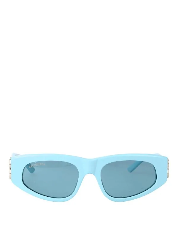Balenciaga Lunettes De Soleil - Bleu - Bleu - Femme | BB0095S026