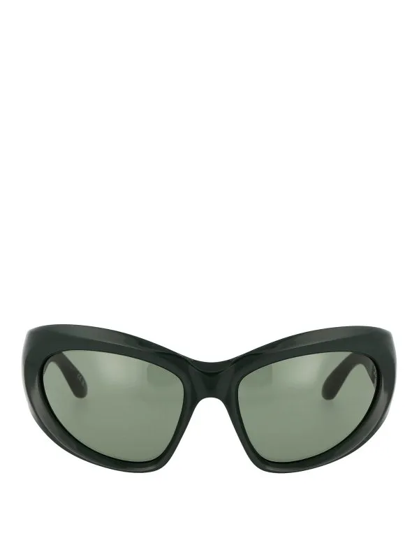Balenciaga Lunettes De Soleil - Vert - Vert - Femme | BB0228S002