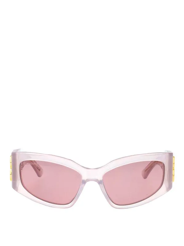 Balenciaga Lunettes De Soleil - Blanc - Blanc - Femme | BB0321S012