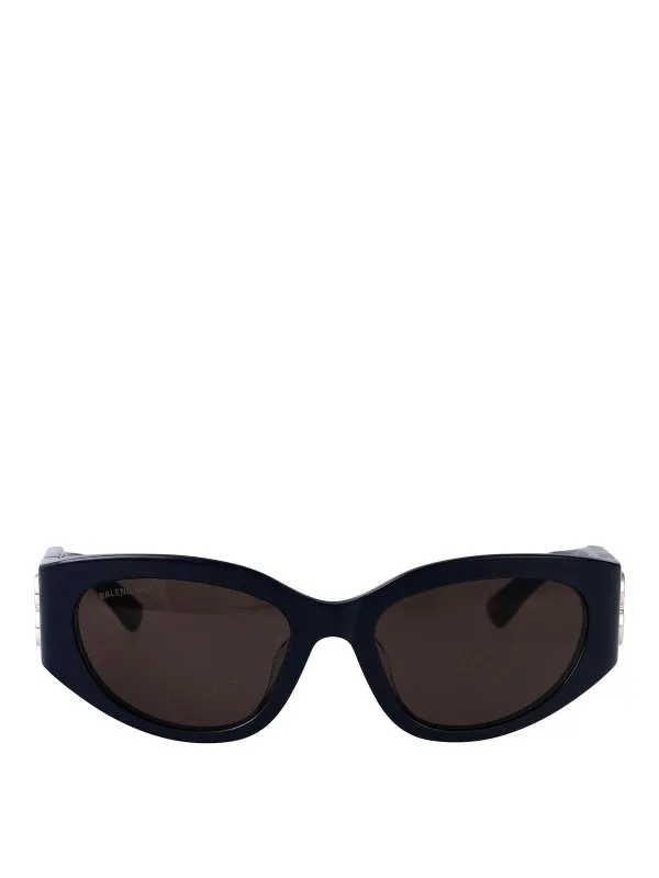 Balenciaga Lunettes De Soleil - Bleu - Bleu - Femme | BB0324SK008