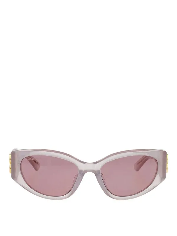 Balenciaga Lunettes De Soleil - Blanc - Blanc - Femme | BB0324SK011