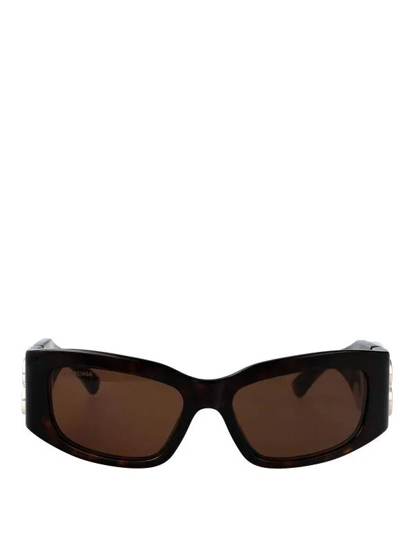 Balenciaga Lunettes De Soleil - Marron - Marron | BB0360S002