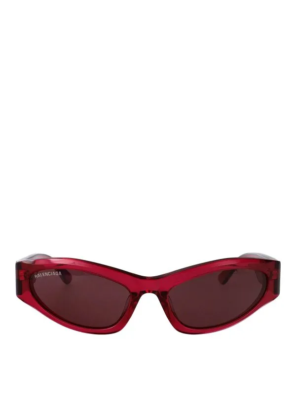 Balenciaga Lunettes De Soleil - Bordeaux - Bordeaux | BB0387S003