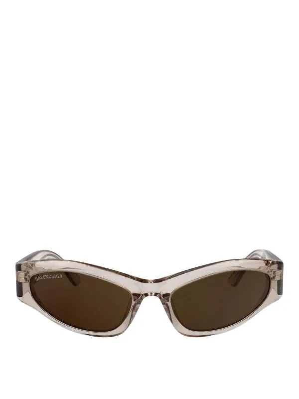 Balenciaga Lunettes De Soleil - Beige - Beige - Femme | BB0387S004