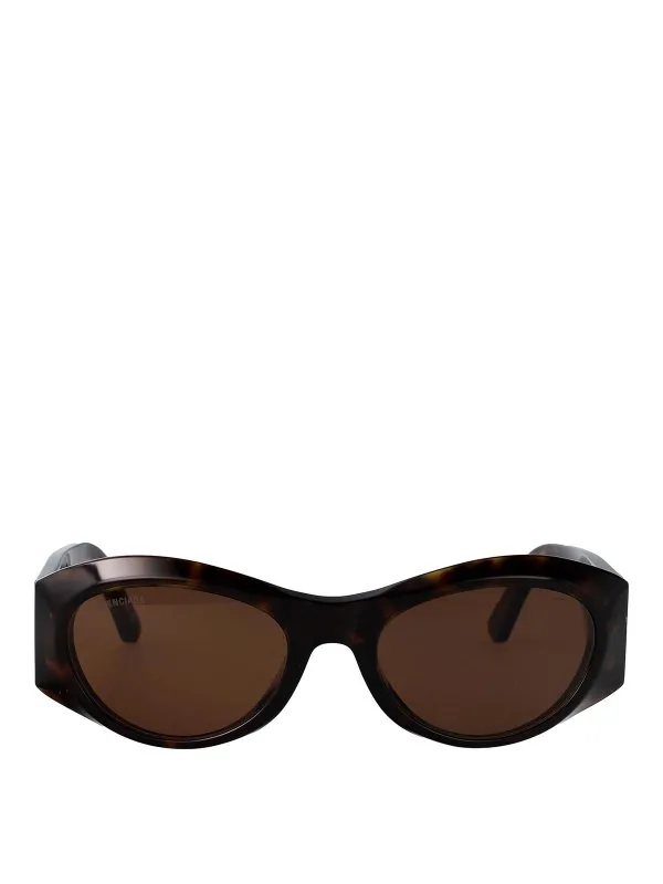 Balenciaga Lunettes De Soleil - Marron - Marron | BB0396SK002