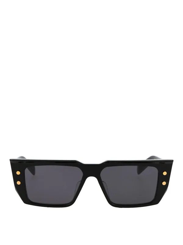 Balmain Lunettes De Soleil - Noir - Noir - Femme | BPS128A54A
