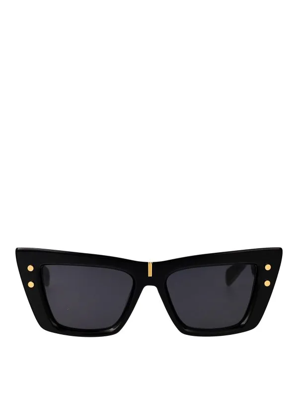 Balmain Lunettes De Soleil - Noir - Noir - Femme | BPS156A54156A