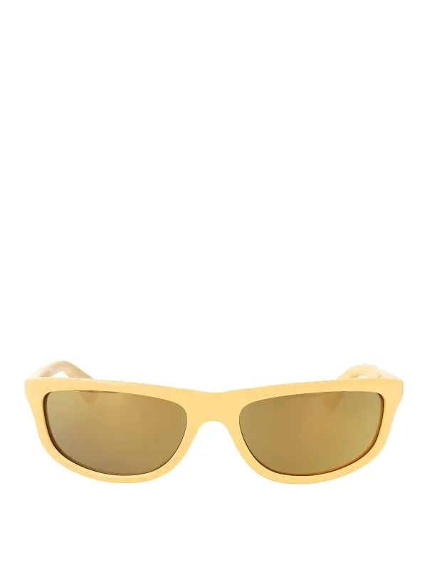 Bottega Veneta Lunettes De Soleil - Jaune - Jaune | BV1327S004