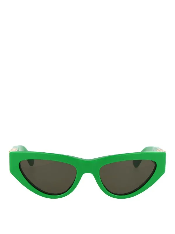 Bottega Veneta Lunettes De Soleil - Vert - Vert | BV1176S003