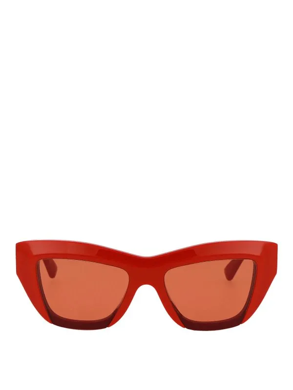 Bottega Veneta Lunettes De Soleil - Orange - Orange | BV1218S004