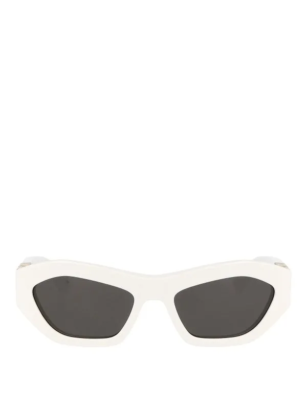 Bottega Veneta Lunettes De Soleil - Blanc - Blanc | BV1221S004